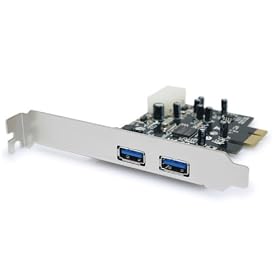 TeckNet USB 3.0 PCI Express Interface USB 3.0 Dual Expansion Card (Molex Splitter NOT included)