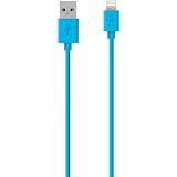 Belkin Apple MFi Certified Lightning to USB ChargeSync Cable for iPhone 6S / 6S Plus, iPhone 6 / 6 Plus, iPhone SE, iPhone 5 / 5S / 5c, iPad Pro, iPad 4th Gen, iPad Air 2, iPad Air, iPad mini 4, iPad mini 3, iPad mini 2 and iPad mini, 4 Feet (Blue)