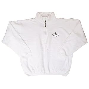 Buy Balle de Match Oval Zip Pullover-White