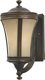 Murray Feiss Lighting OL7201HTBZ Wall Lantern, Heritage Bronze Finish with Cream Snow Glass
