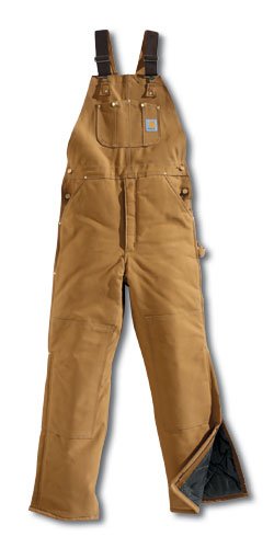 Buy Carhartt Mens Duck Bib Overall - Arctic Quilt Lined by Carhartt