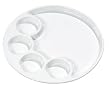 Trudeau Round 10 Inch Fondue Plates, Set of 4
