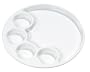 Trudeau Round 10 Inch Fondue Plates, Set of 4