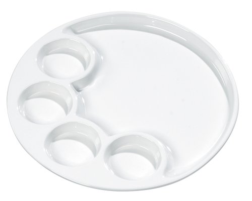 Trudeau Round 10 Inch Fondue Plates, Set of 4