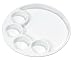 Trudeau Round 10 Inch Fondue Plates, Set of 4