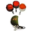 How's Your Dog "Fold-N-Go" Designer's Collapsible Dog Travel Bowl Water Dish - Sage