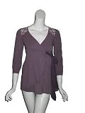 ELLA MOSS Wrap Top in Lavender