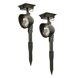 NEW & BOXED 2 x SOLAR SPOT LIGHTS