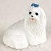 maltese44 - New Maltese Tiny Ones Dog Figurine