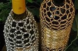 Seed Beads & Beads Wine Bottle Cover, Stretchy