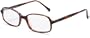 Corinne McCormack Men's Eric Reading Glasses,Brown Frame/Clear Lens,1.50 Strength