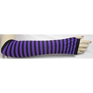 31SOI5XpfyL. AA300  Striped Gauntlet Gloves / Arm Warmers in Assorted Colors