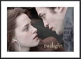 Twilight - Bella and Edward by unknown 24.00X36.00 Framed with Black Metal Frame