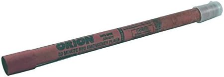 Red Safety Flares, 30-Minute w/ Wire Stand, 36/Case - 9340OS