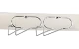 Spectrum 48970-2PK Under Cabinet Wire Stemware Holder, 2-Pack, Chrome