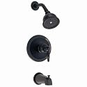 Danze 1 Handle TRIM Tub & Shower Set, Satin Black
