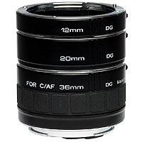 Kenko DG Auto Extension Tube Set for the Canon EOS AF Mount. Kenko DG Auto Extension Tube Set for the Canon EOS AF Mount.