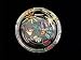 Caribbean Excitement Design - Hand Painted - Coaster - 3.75 inch diameter