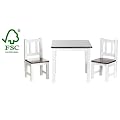 Kindersitzgruppe Kinderm�bel Sitzgruppe 1 Tisch + 2 St�hle Kolonial Lara