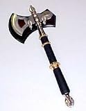 Medievel Black Dragon Battle Axe