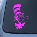 CAT IN THE HAT - Vinyl Decal Sticker #A1007 | Vinyl Color: Pink