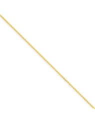 14k 0.80mm Spiga Pendant Chain