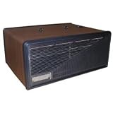 Portable Electronic Air Purifier - 110 Cfm 120v - Wood With Black Trim