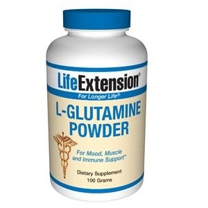 Life Extension Glutamine Grams Powder, 100 Gram