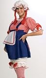 Adult Womens Maternity Halloween Costumes Pregnant Raggedy Anne Ragdoll Dress Costume Theme Party Outfit