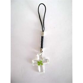 Japanese Fun: Cross Clover Phone Charm