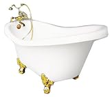 American Bath Factory Slipper Wintess Clawfoot Bath Tub