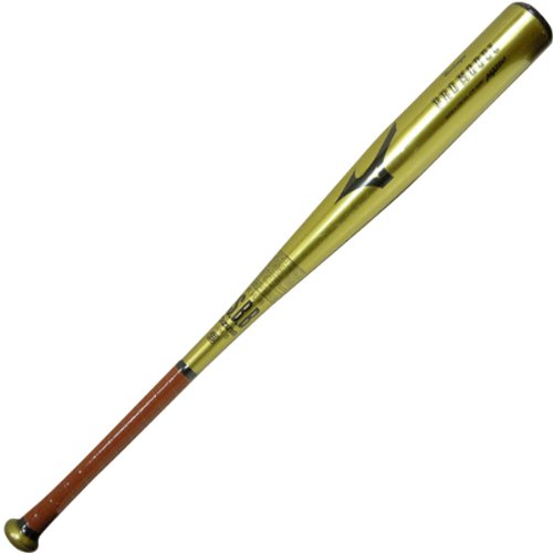 ＜一般軟式金属バット＞MIZUNO(ミズノ) ビューリーグ プロモデル ゴールド 2010年モデル 《85cm・平均750g・平均φ67mm》 2TR45350-HM-85