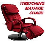 HT-125 Red Leather Massage Chair - Interactive Health Robotic Human Touch Robotic Recliner