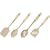 Prestige Country Kitchen 4 Piece Tool Set, Almond