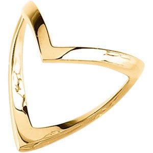 14K Yellow Gold African Wedding Band