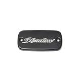 Honda Magna Shadow VTX 600 750 1100 1300 BLACK BILLET FLUID RESERVOIR CAP LOGO... by KapscoMoto