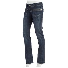 CRAZY AGE BT H�FTJEANS "CRASH BLUE " - GERADES BEIN, dark blue denim
