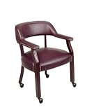 Mahogany Chair With Wrap Around Frame And Casters 31SPC3pWzzL. SL160 Mahogany Chair With Wrap Around Frame And Casters