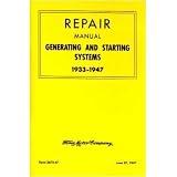 1933-1947 FORD LINCOLN MERCURY Generating Start Manual by Ford