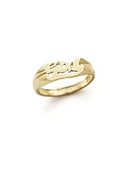 14k Girl Ring - Size 7.0 - JewelryWeb