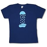 Death Cab For Cutie - RAINING SKULLS WOMEN'S T-shirt, Navy at Death Cab For Cutie
