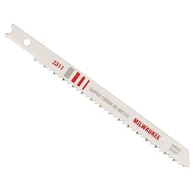Milwaukee 48-42-2311 4-Inch, 10 Teeth per Inch, Bi-Metal Jig Saw Blades, 5-Pack by Milwaukee