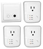 Switches: Lightning Switch Convenience & Security Set -- On/Off Std. Range (75 ft.) Transmitter + 3 Receivers