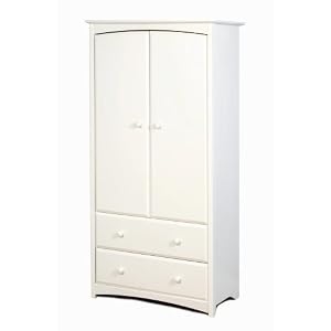Stork Craft Beatrice Armoire Chest in White by Stork Craft