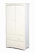 Stork Craft Beatrice Armoire Chest In White