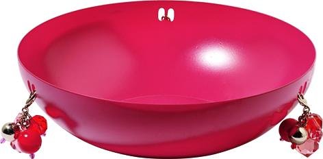 A di Alessi Ba-Rock Bowl In Steel Red 25Cm (Amsa24 R)