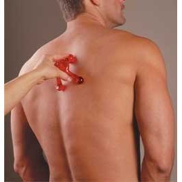 The Original Palmassager Ruby Red Pressure Positive -Deep-Muscle Massage Tool