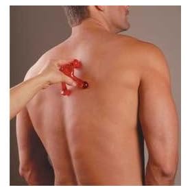 The Original Palmassager Ruby Red Pressure Positive -Deep-Muscle Massage Tool