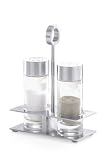Review Zack  / Zack 23100 GEMINI salt & pepper shaker set incl. holder h. 6.30 inch Stainless Steel