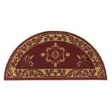 Jardin 44 x 22 Half Round - Vermillion